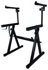 Rockville 2-tier Keyboard Stand Fits Native Instruments Komplete Kontrol S61 Mk2