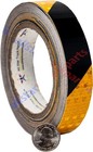 Waterproof Reflective Safety Tape Roll 1  2  Yellow Black Striped Floor Marking