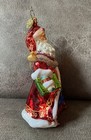 Christopher Radko    regal Tidings    Santa Claus Christmas Ornament  retired rare 