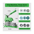Button Maker Machine 3 Sizes  Diy Pin Making Machine 1 1 25 2 25 Inch  Interc   