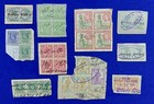 Malta  Early Lot   Collection Of Revenue Stamps Blocks  Overprints   Cachets