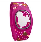 New Disney Parks Magic Band Plus   Mickey Mouse Food Treats Snacks Pink Magenta