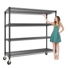 Heavy Duty Garage Home Storage Shelving Units  Rolling Industrial Storage Rack