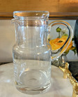 Princess Cruises Cruisemaster Club Etched Logo On Clear Glass Beverage Pitcher