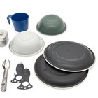 Hydro Flask Camp Plate Bowl Set Coleman Crkt Eat n Tool Rei Camping 10pc Lot