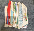 Lot Of 125 Vintage Christmas Greeting Cards  1930s 1940s 1950s Mid Century