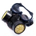 Respirator Gas Face Mask Safety Chemical Dustproof Filter Military Eye Goggle