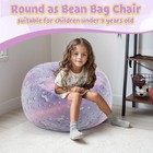 Comax Kids Bean Bag Chair Turn Into Bed Toddler Bean Chair For Girl Boy