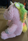 Spark Create Imagine Unicorn  Pink Sparkly Rainbow Stuffed Animal Plush Toy 12   