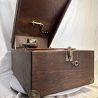 Victor Vv-50 Talking Machine Suitcase Phonograph Record Player Needs Work