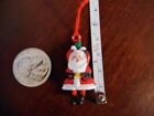 Vintage Tiny Miniature Metal Santa Legs Dangle