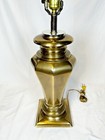 Vintage Mcm Stiffel Solid Brass Urn Trophy Style Table Lamp