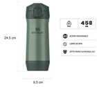Yerbera Stanley Classic Stay Fresh 500 Verde Despolvillador De Yerba Mate Tamiza