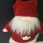 Woof   Poof Santa Claus Fabric Christmas Rag Doll 12  Tall Original Tags 2002 
