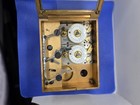 Vintage Brass Mechanical Safe With Dual Dial Timers