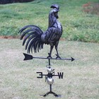 Good Directions Stainless Steel 3d Rooster Weathervane Home Outdoor Barn Decor