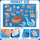Noah s Ark Felt Board Bible Stories Set Flannel Felt Board For Girls Boys Noah s