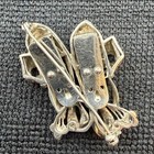 Vintage Art Deco Dress Clips Brooch Duette Marcasite 935 Silver 1 8 