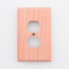 10 Leviton Unfinished Wood Receptacle Wallplate Duplex Outlet Covers 89203-unf