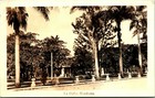 Rppc La Ceiba Honduras City Park View Unp 1924-49 Azo Postcard