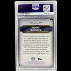 Novak Djokovic Signed 2024 Topps Graphite Legends Of The Court Card Auto Psa