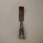 Vintage African Fertility Statue Carved Wood Tribal Art - 17 
