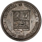 Venezuela - 50 Centimos - 1960 - Item  1 - Silver  835