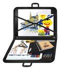 Black Art Portfolio Case Artist Carrying Case Artist Portfolios Case With5756