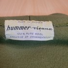 Vintage Hummer Vienna Austria Wool Knit Jacket Olive Green Horsebit Makoff