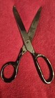  Old Stock Vintage 8  Metal Black Handle Scissors
