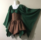 Women s Vintage Medieval Renaissance Long Sleeve Dress Party Costume Gifts 