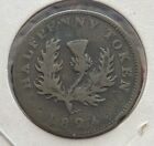 1824 Nova Scotia Half Penny Far P