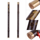 Professional Black Bamboo Dizi Flute Traditional Handmade Chinese Musical V8d0