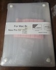 Macbook Pro 13 Inch Case   Keyboard Cover  2016-2020  Pale Pink Blue Mist  New 