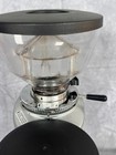 Mazzer Mini Timer Espresso Grinder 58mm Flat Burrs Silver Made In Italy 120v