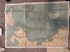 Wwii Rand Mcnally  war Map Of The Pacific   19 5  X 26 5  1940s
