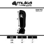 Muka Original Leather Shin Instep Guard Muaythai Kickboxing Shin Protection Pads