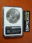 2019  1 American Silver Eagle Ngc Ms70 First Releases Bald Eagle Label