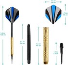 12 Pcs Darts Plastic Tip  Soft Tip Darts Set  14g Plastic Tipped Dart  Attach Ex