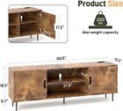 Tv-stand For 80  Tv Entertainment Center With Power Outlet Storage Media Console