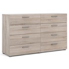 Tvilum Austin 8 Drawer Double Dresser In Truffle