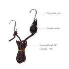 Set Of 4 Stern Tie Down Straps For Ratche Kayak Canoe W  Adjustable Hanger