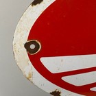 Jawa Enamel Sign - 63x29cm  24 8x11 4   - Unique Vintage Motorcycle Club Signage