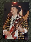 Stevie Ray Vaughan Autographed Signed 3 5 X 5    candid Photo