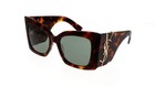 Saint Laurent Sl M119 002 Oversized Square Sunglasses 54mm Havana green Lens