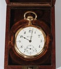 Antique 16s Hamilton Solid 14k Grade 954 Pocket Watch  W  Original Box  Running 