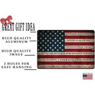 Usa American Flag Metal Tin Sign  12x8 Inch  Wall Decor Man Cave Bar Us Pledge