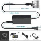 Dvr 8 Split Power Cable  dc 12v 5a Power Supply Adapter For Cctv Security Camera