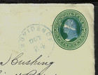 Cover Providence Blue Fancy Cancel 3 Cent Postal Stationary Us C110a