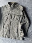 Vintage Ralph Lauren Polo Country Wool Button Down Shirt Shacket Thick 2 Pocket